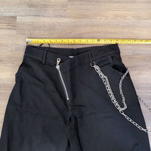 The Ragged Priest The Drop Out Wide Leg Chains Pants Sz 12 NWT - Picture 10 of 12